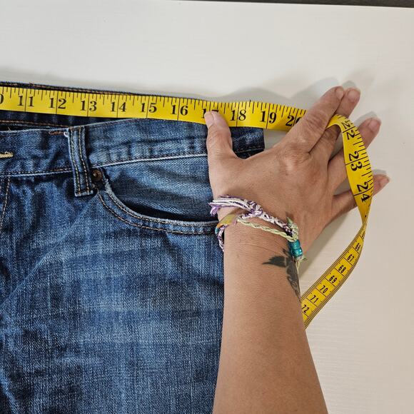 Lucky Brand by Gene Montesano "Woodsman Vintage" Straight Leg Jeans 38 Reg Mens - Picture 8 of 11